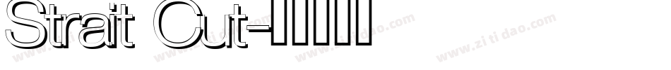 Strait Cut字体转换